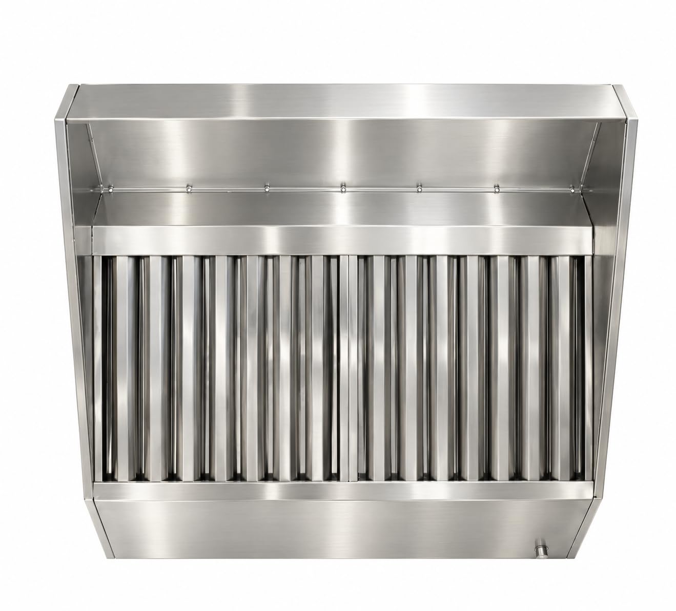 Campana Extractora Industrial Modelo Visera en Acero Inoxidable para Pared o Central a Techo - 2 Filtros - 1025mm