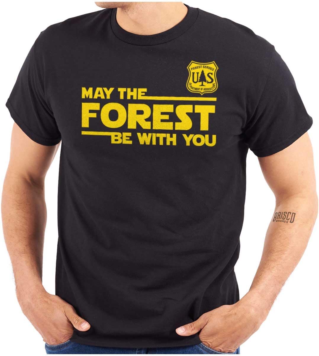 USA May The Park Forest Be with You Graphic T Shirt Men or Women