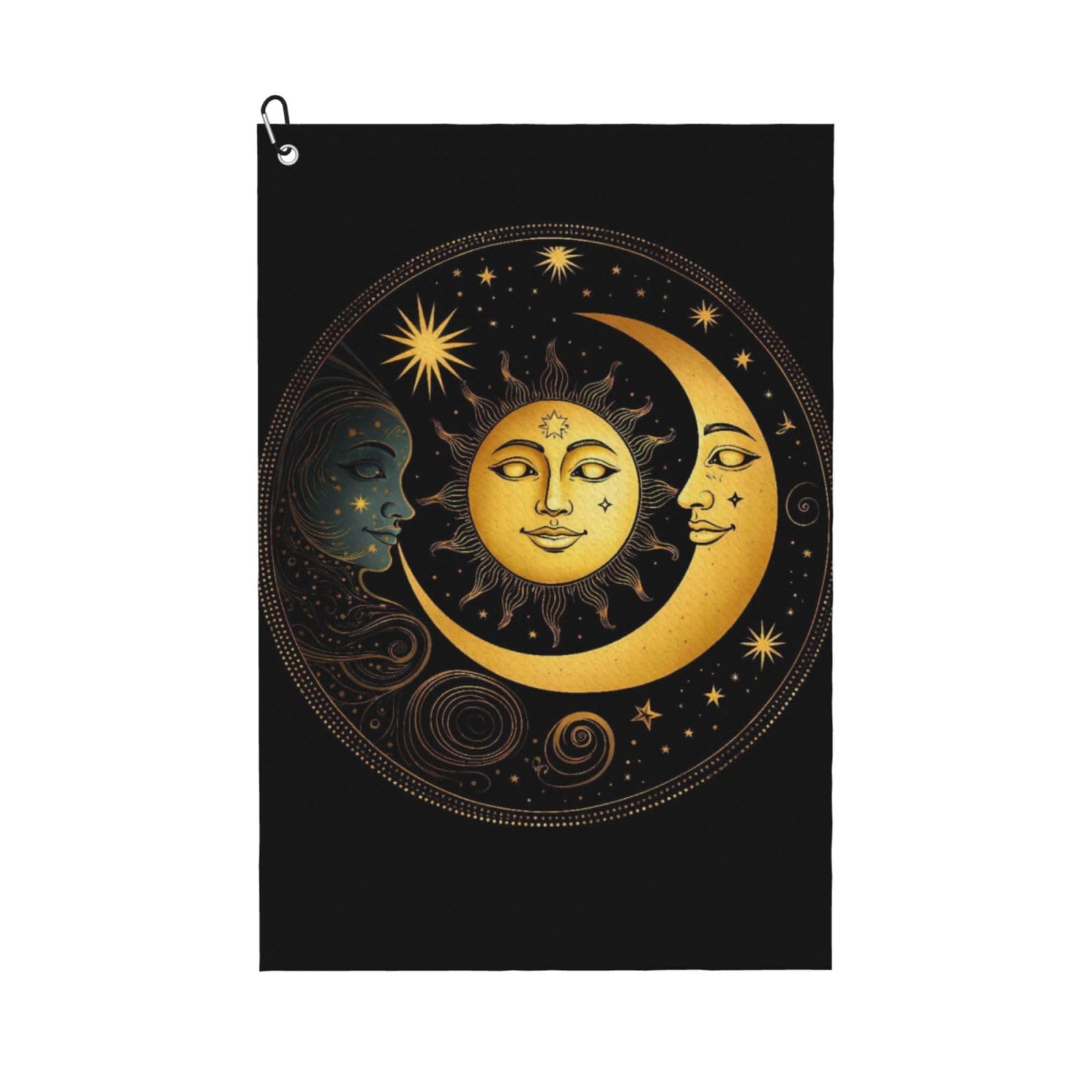 BSDFGSDD Vintage Astrology Tarot Cards Golf Towel 24 x 16 inches