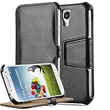 ✅ MULTIFUNKTIONAL: Diese Handyhülle bietet nicht nur Schutz, sondern auch praktische Funktionen. Mit dem integrierten Kartenfach haben Sie Ihre wichtigsten Karten immer griffbereit. Die Standfunktion ermöglicht es Ihnen, Ihr Galaxy S4 in verschiedenen Winkeln aufzustellen, um bequem Videos anzusehen oder Videoanrufe zu tätigen.