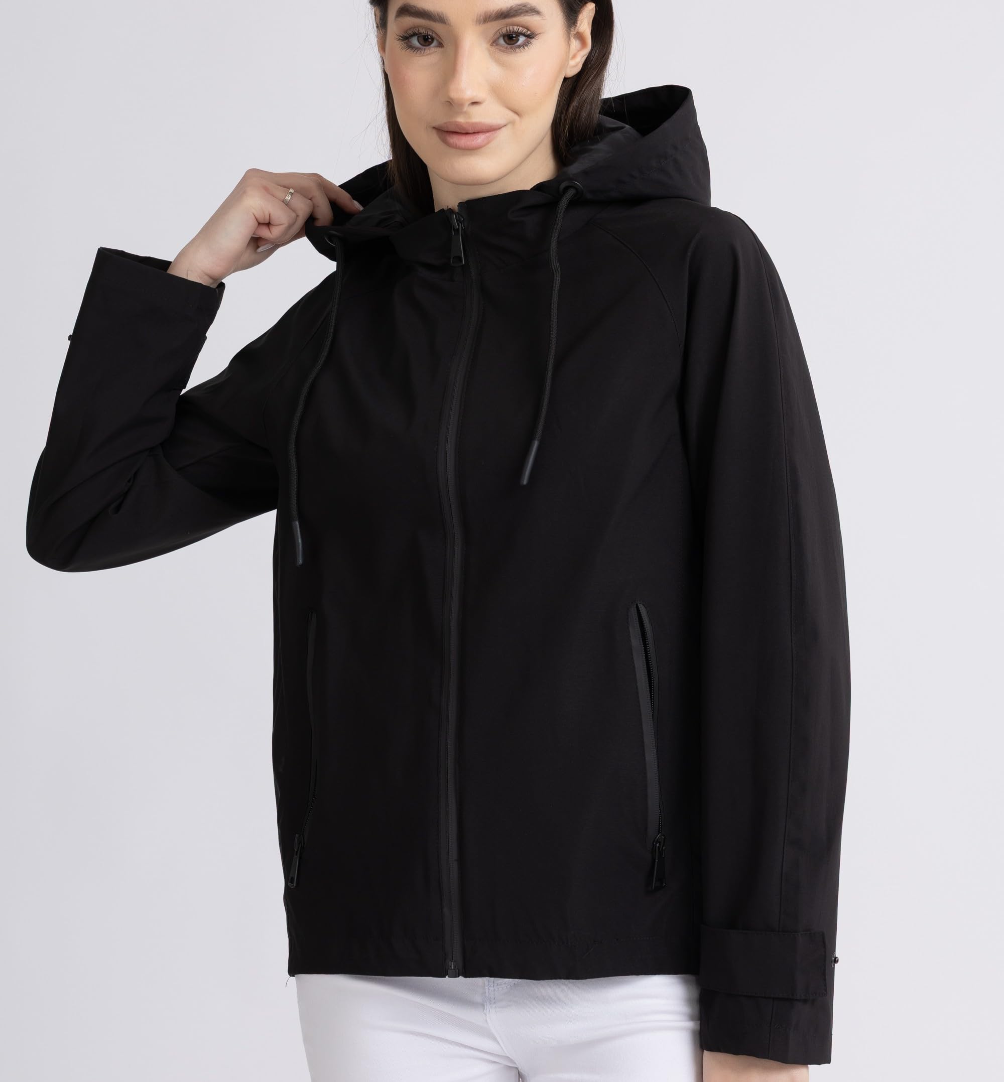 Veste Softshell pour femme avec capuche Veste légère coupe-vent