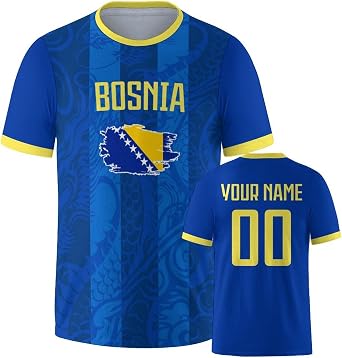 2026 FI FA World Cup Custom Soccer Jersey T-Shirt, Personalized Name and Number, Polyester, Unisex, Adult
