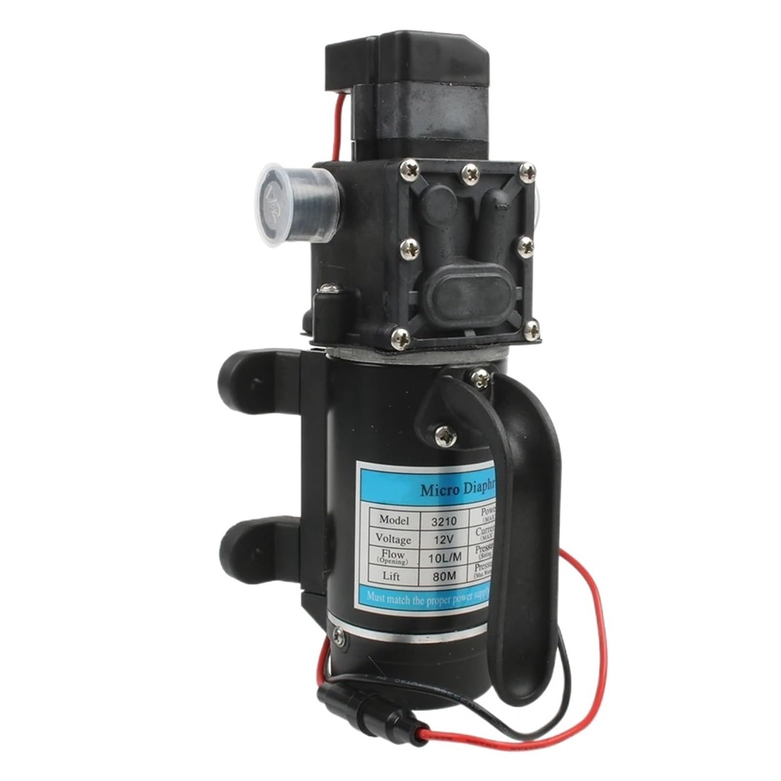 Bomba de agua de alta presión de 12V ideal para un riego de jardín eficaz