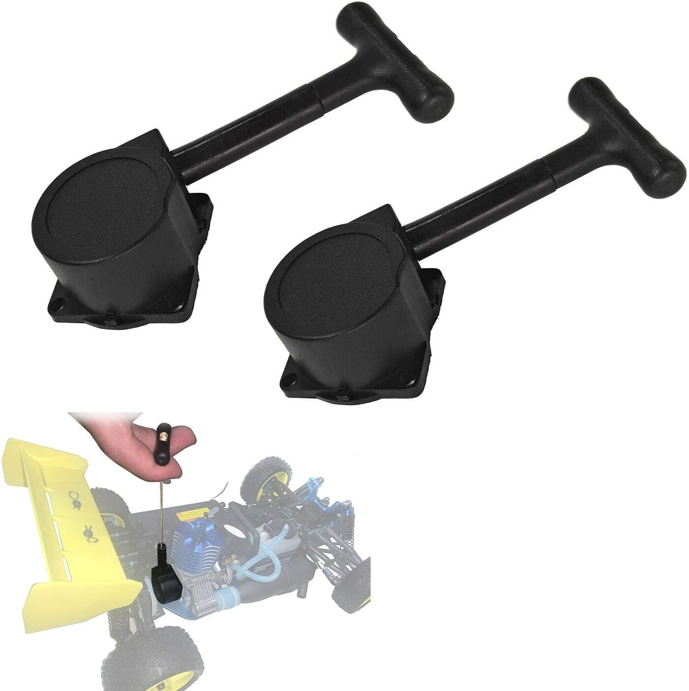 Globact 2 Pcs R020 Pull Starter for 1/10 HSP Himoto Redcat Tyranno Vertex 16 18 SH 21 Nitro Engine
