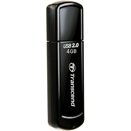 Transcend JetFlash 350 4GB USB-Stick (nur 8,5g) schwarz