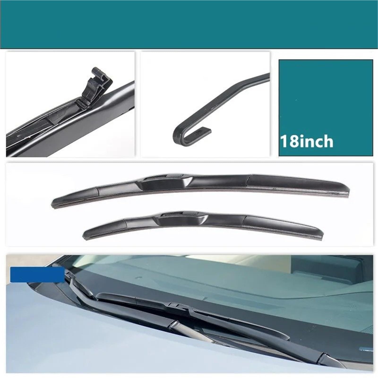 Scheibenwischer Set Für Corsa C Schrägheck 2000-2006 Autowischer Vorne Weiche Gummiwischerblätter Set Windschutzscheibe Fenster 20 Zoll 18 Zoll