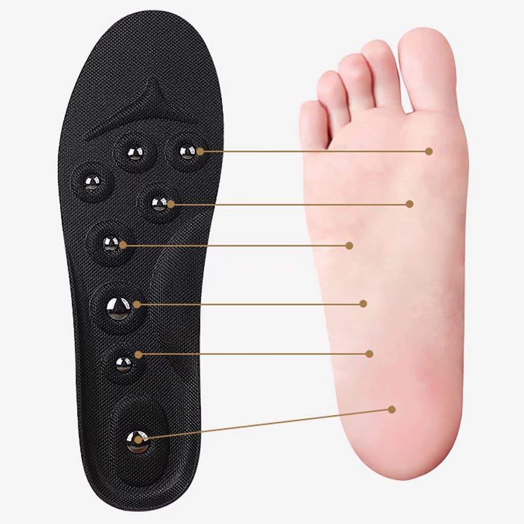 Solette magnetiche per digitopressione, Solette magnetiche per Donne e Uomini, riflessologia Plantare, Dolore al Piede, digitopressione, migliora la circolazione sanguigna, fascite Plantare