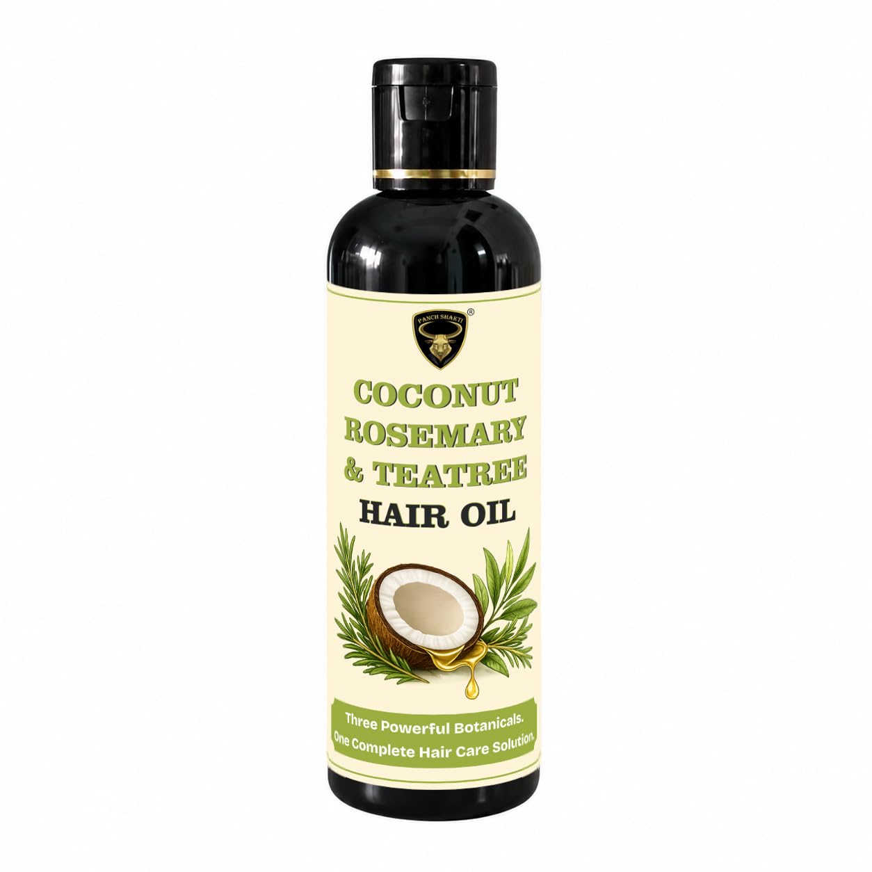 PANCH SHAKTI ® Coconut Rosemary & Tea Tree Hair Oil (100ml) | Pure Herbal Blend for Hair Growth & Hair Fall Control | Deep Root Strengthening & Anti Dandruff Scalp Care Formula | Men & Women-picture-10