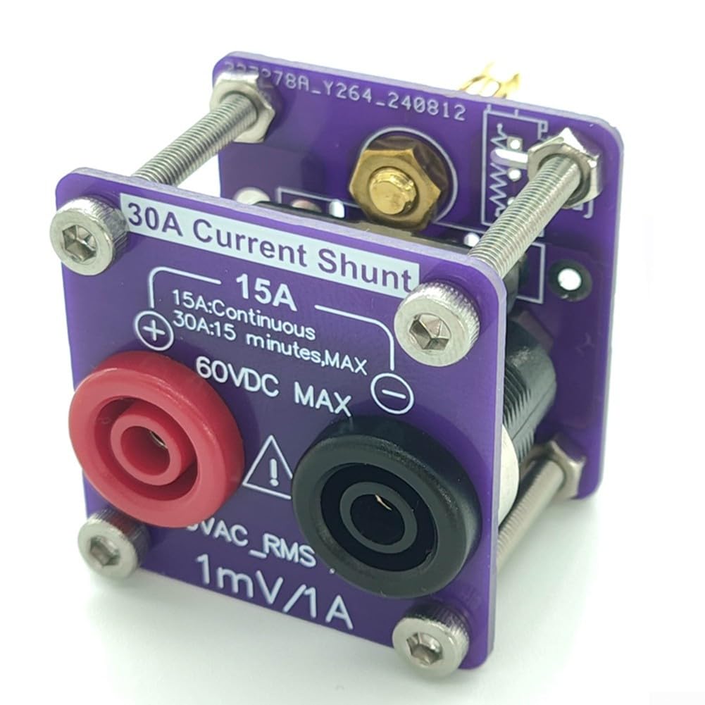 Präzisions-Stromshunt 30A mit 4mm Bananenstecker