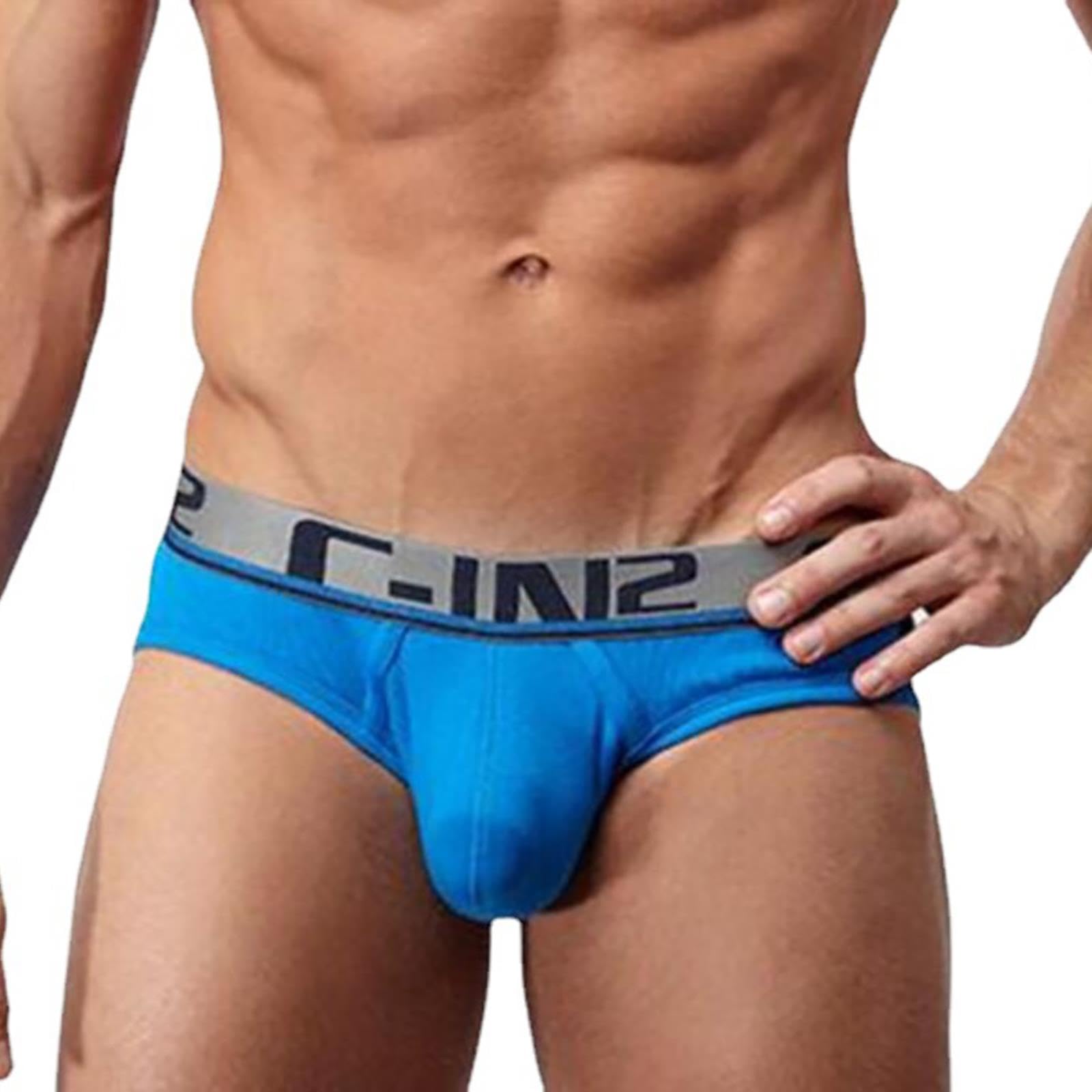 Intimo da Uomo in Cotone a Vita Bassa Slip Sexy alla Moda Comodi Boxer antibatterici assorbenti del Sudore