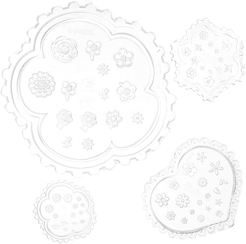 Miniatura 7 de Molde de para Resina, 8 piezas de moldes tallados en 3D, mini bandeja de decoración, mini molde de piedras preciosas para bricolaje, moldes de