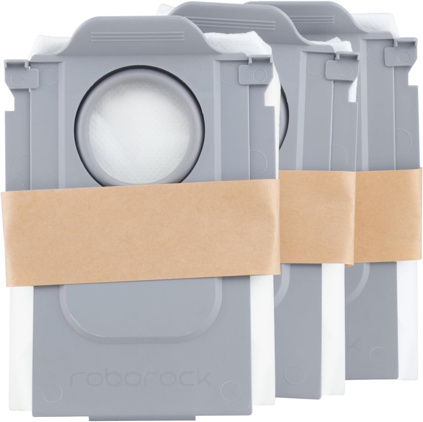 roborock Original 3-Pack Dust Bags for Saros & Qrevo Series, Compatible with Saros 20, Saros 10, QV 35S, Qrevo S Pro, Qrevo S5V, Qrevo Edge 2, Qrevo Curv 2 Pro, Qrevo Curv