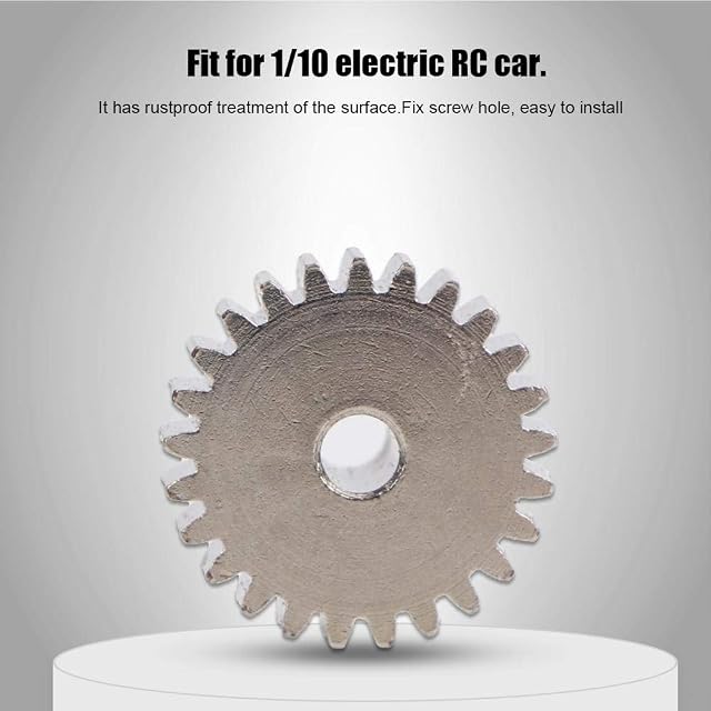 Foto 2 de 7 de Engranaje del Motor RC, Diseño de Alta Precisión, Componente de Piñón 0.6M 25T