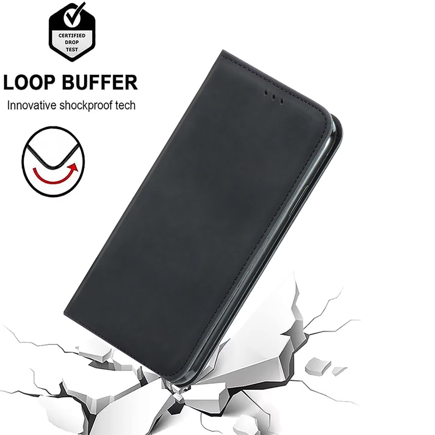 SEAHAI Leder Flip Hülle Für Xiaomi Poco F6 Pro 5G – Mit Ständer, Kartenfach & Magnetverschluss