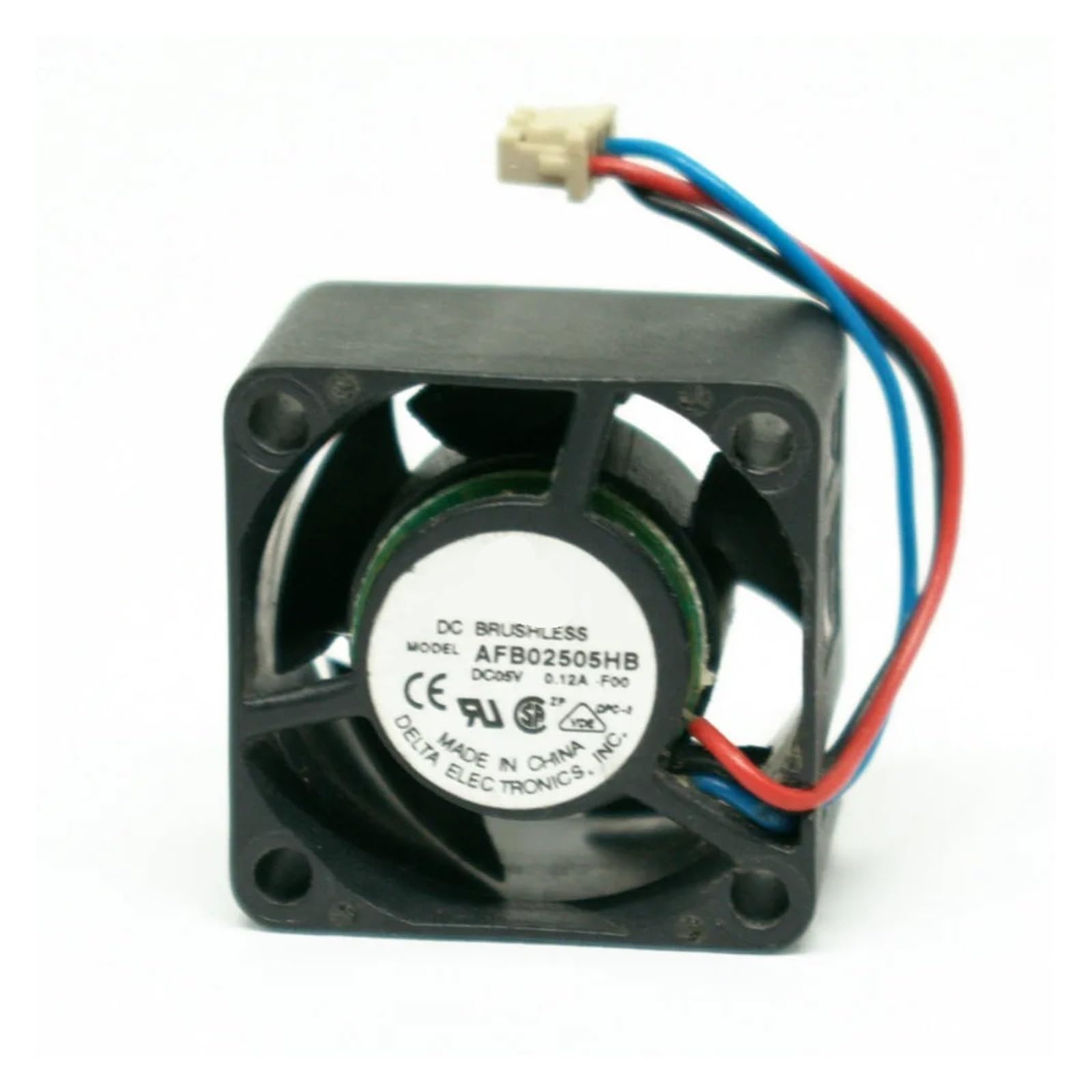 OKEWGHFL 10 Pack AFB02505HB 25x25x15mm 2515 5V 0.12A 3 Pin 5 Blade DC Brushless Fan