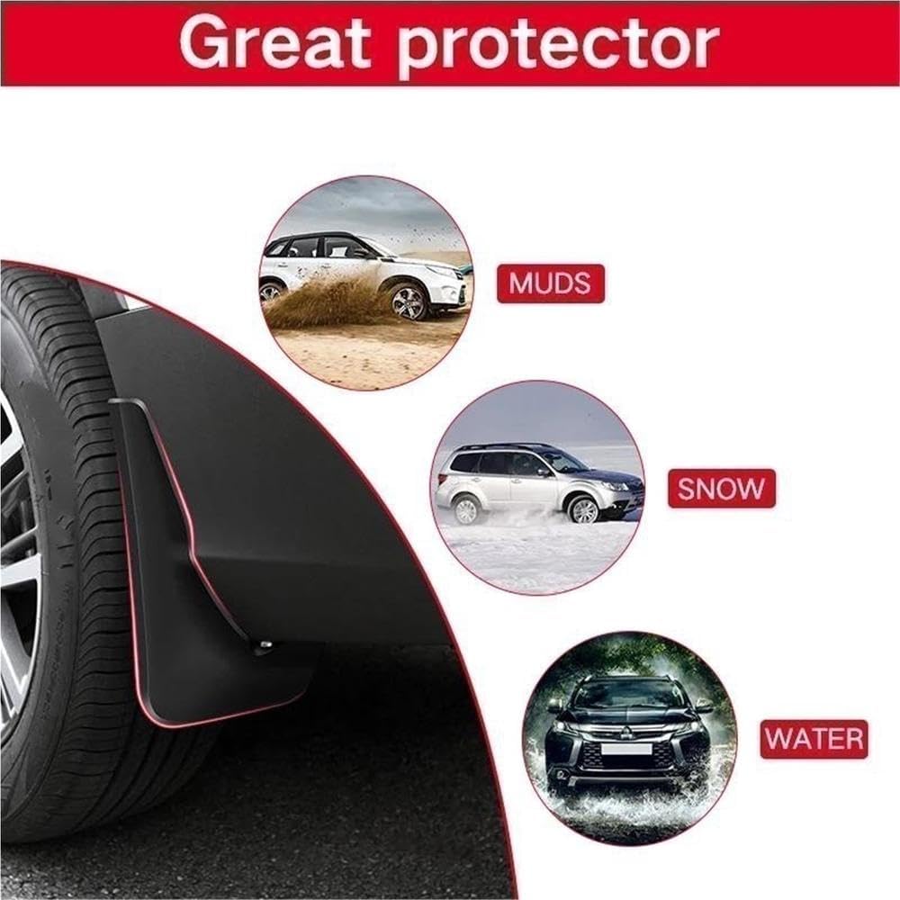 Auto Parts MudFlaps for Toyota Harrier for Venza 2021-2023 Mudguards Mud Flaps Splash Guards Front Rear Wheels Fenders 4Pcs