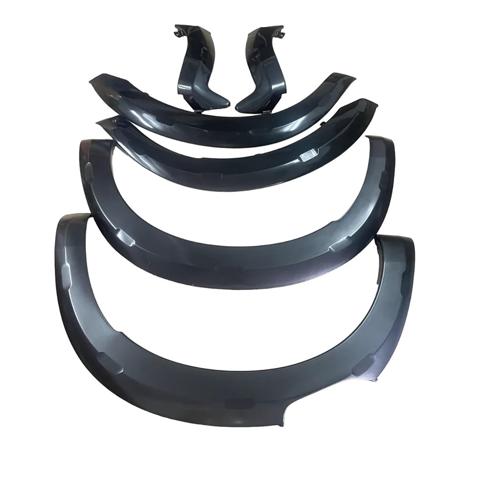 DUKE4WD Fender Flares Wheel Arch Glossy Mudguards Compatible with Isuzu Dmax 2021 2022 2023 Mudguard Double Cabin Car Accessories