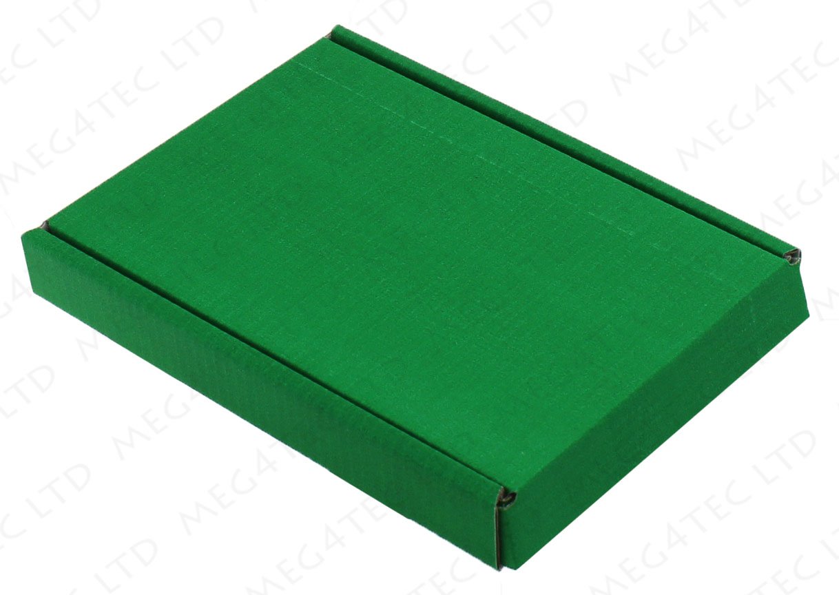 ☆Coloured Boxes☆C6/A6 Box: 6.4" x 4.3" x 0.8" (16.3cm x 11cm x 2cm) PIP Large Letter Cardboard Shipping Boxes ☆Quantity: 1000 (Green) — image 1
