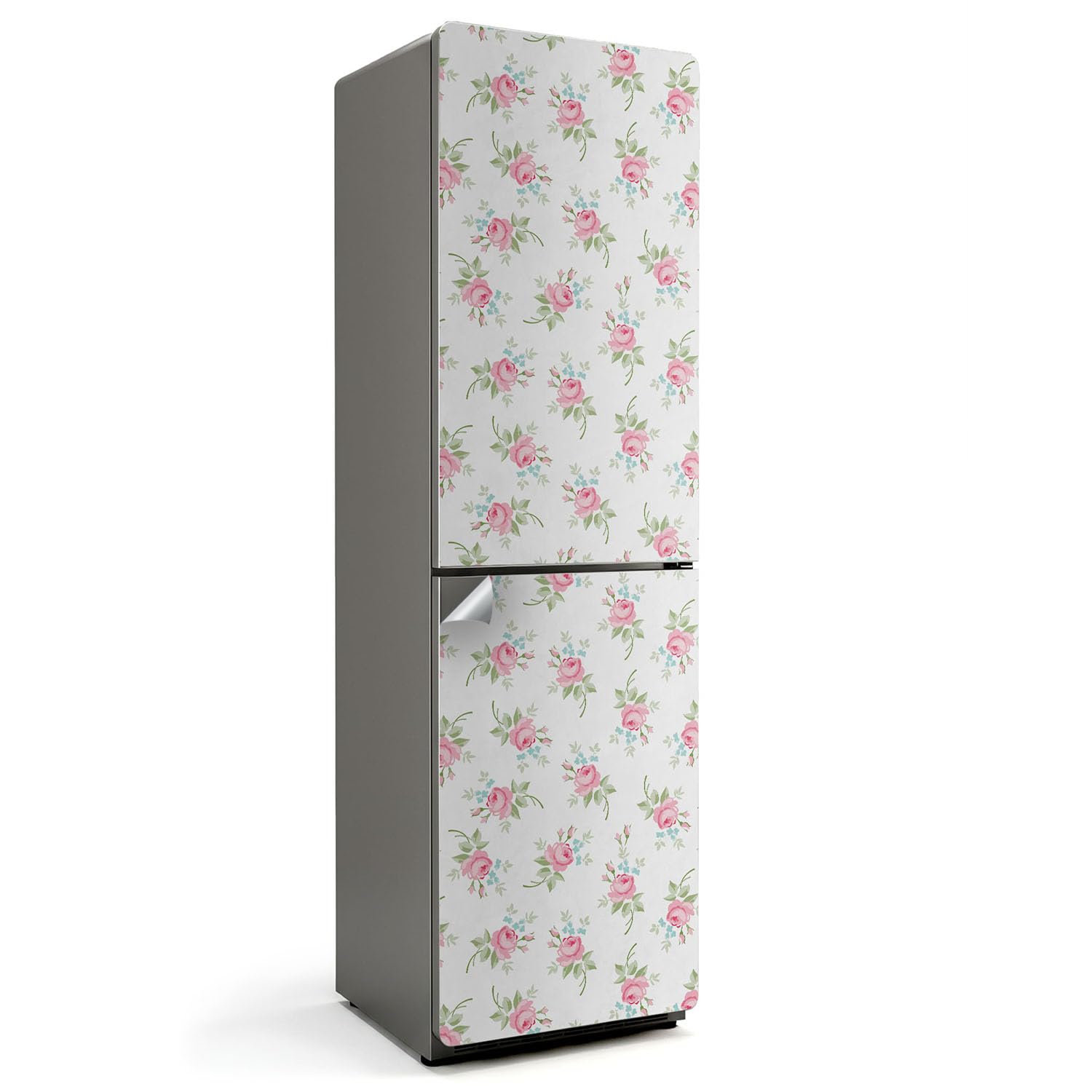 Sticker frigo floral 60x205 cm autocollant cuisine