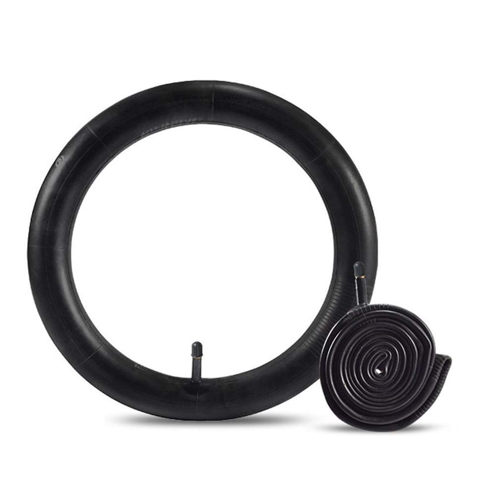 DEAVER 2 pièces Chambre à air de vélo Adulte/Enfant VTT Chambre à air de vélo 16/18/20/22/24/26x1,75/1,95/2,125 Pouces Accessoires de vélo (Noir 26")