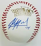 JOHN MOZELIAK SIGNED 2013 WORLD SERIES BASEBALL CARDINALS AUTOGRAPH J5
