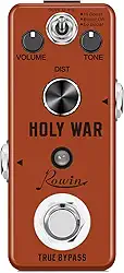 Rowin Pedal de Distorção Analógico Heavy Metal para Guitarra True Bypass