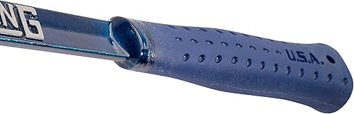 Miniatura 10 de Estwing E6-24TM - Cara fresada de 24 onzas diente de martillo agarre de nailon y vinilo azul