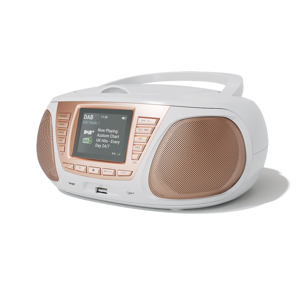 Sponsored Ad – Portable CD Player with DAB/DAB+/FM Digital Radio | Bluetooth & USB MP3 Player | Large Display | Battery & Mains Powered (6x”C”) | Perfect for Home, Office or Outdoors | AZATOM Zenith Z4 (White)