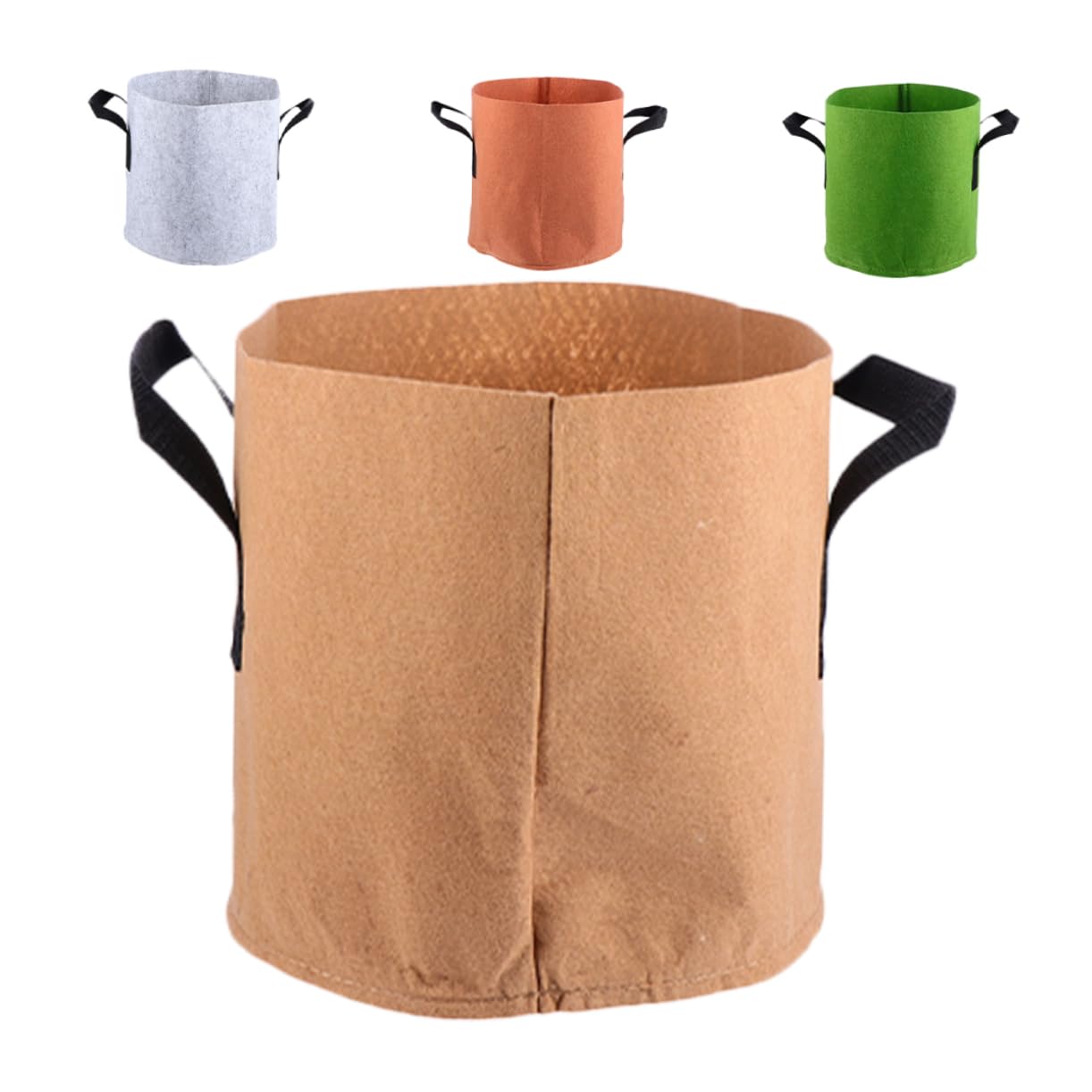 4pièces Sacs de Plantation Non-tissé pour Culture de Pommes de Terre et Légumes Résistants et Perméables à Eau