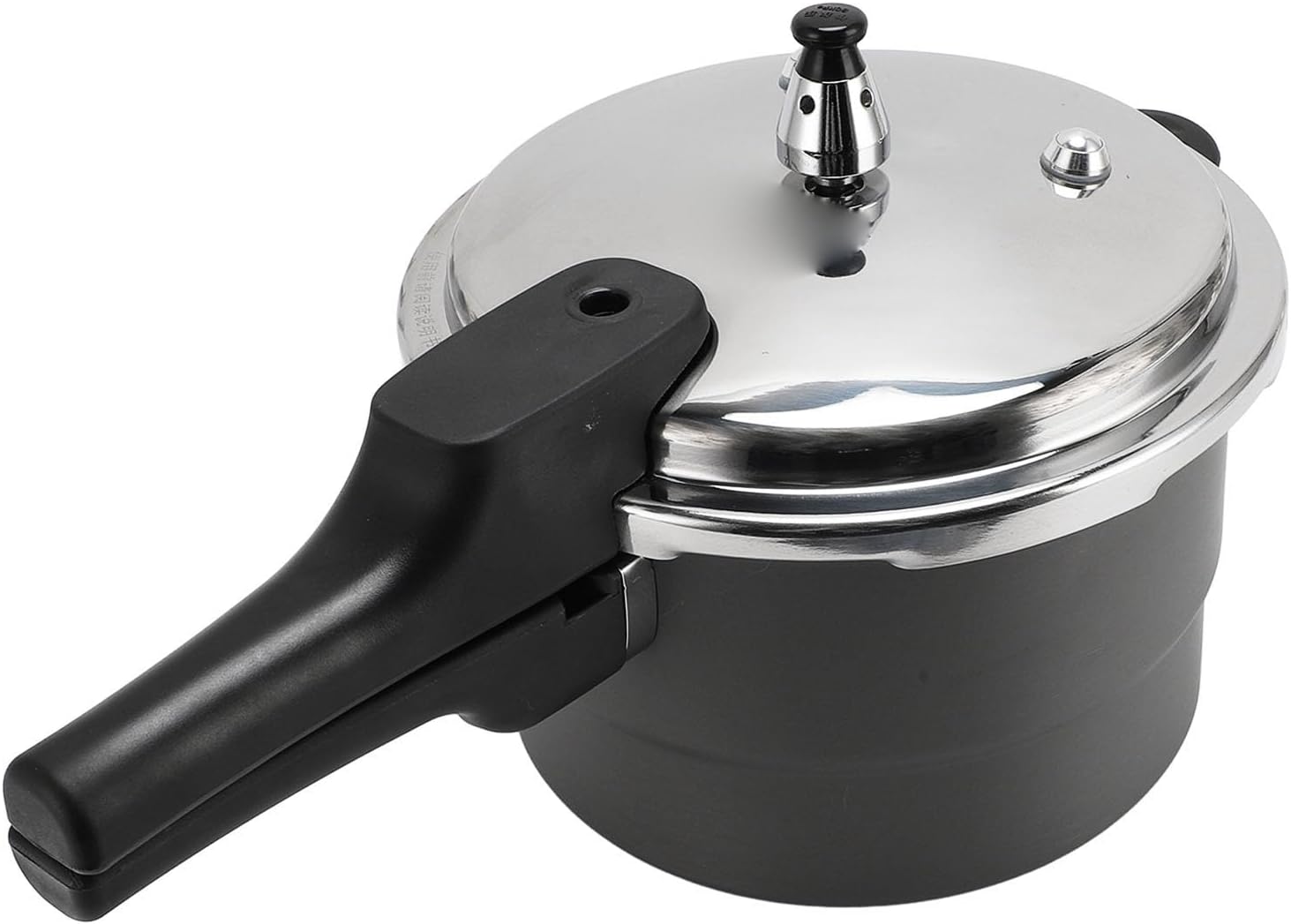 Pressure Cooker, Pressure Cooker Stainless Steel with Steaming Grid Large Capacity Aluminum Alloy Stainless Steel Pressure Cookers Universal for Home Gas Induction Cooker (22cm)