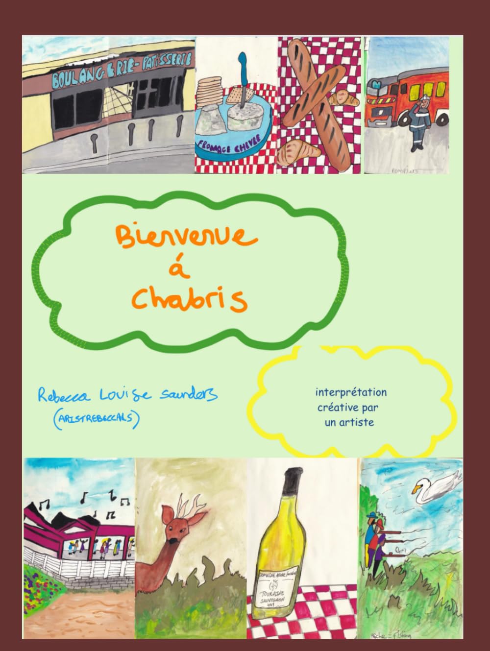 Carnet de croquis de Chabris illustré par un artiste pour passionnés d'histoire