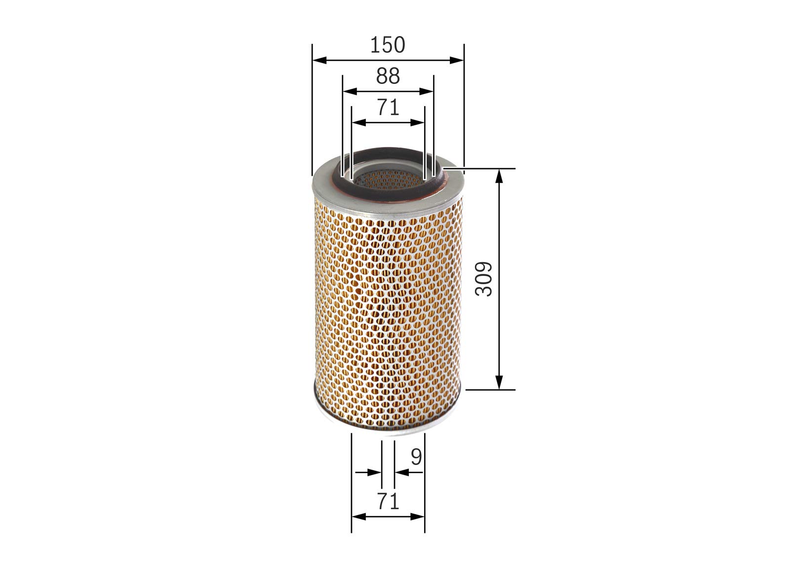 Bosch S9883 - Luftfilter Auto : Amazon.de: Auto & Motorrad