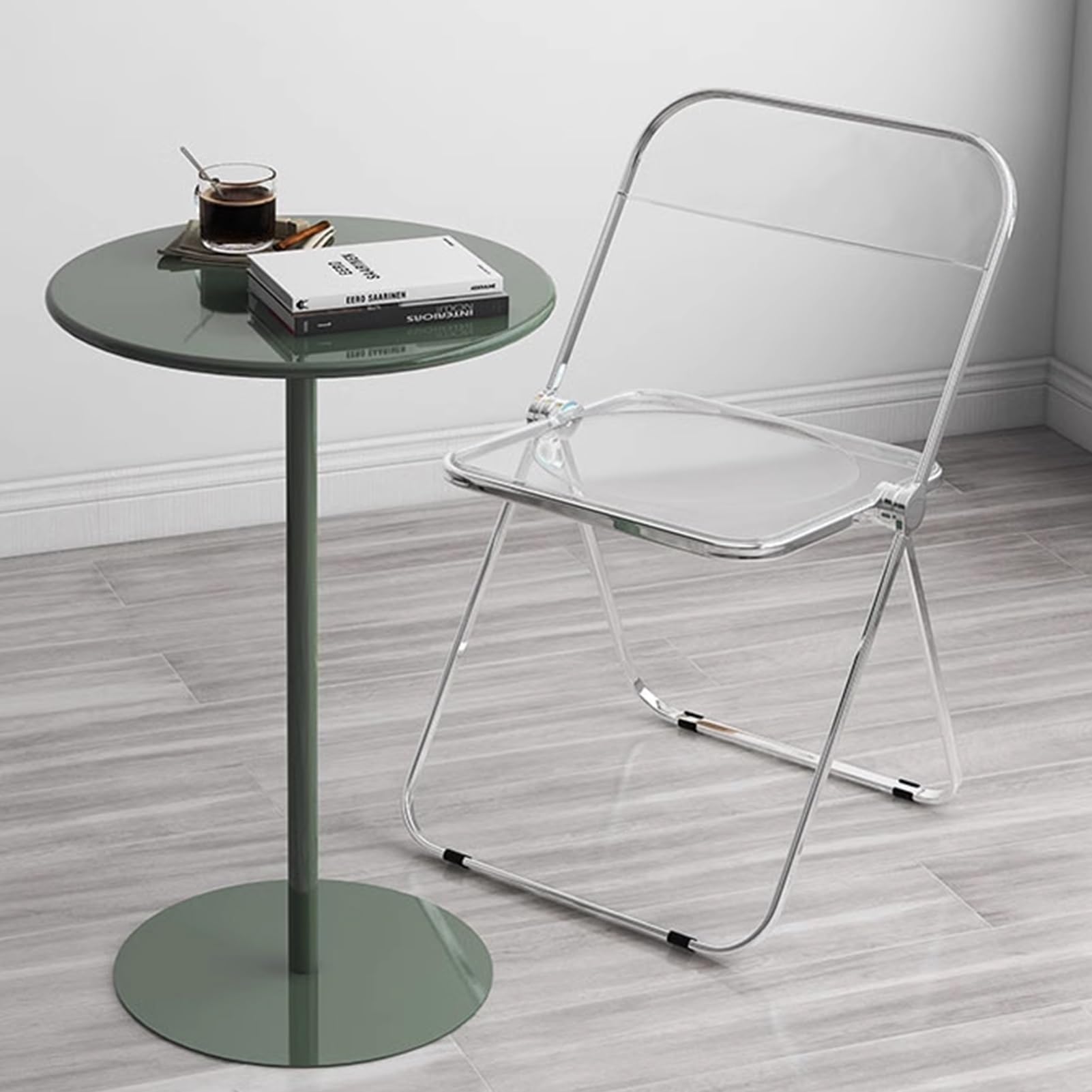 Costway Ronde Terrasbartafel Blad Van Gehard Glas Stevig Metalen Frame 97 Cm Cocktailtafel Voor Buiten Voor Terras Binnenplaats Tuin Zwart