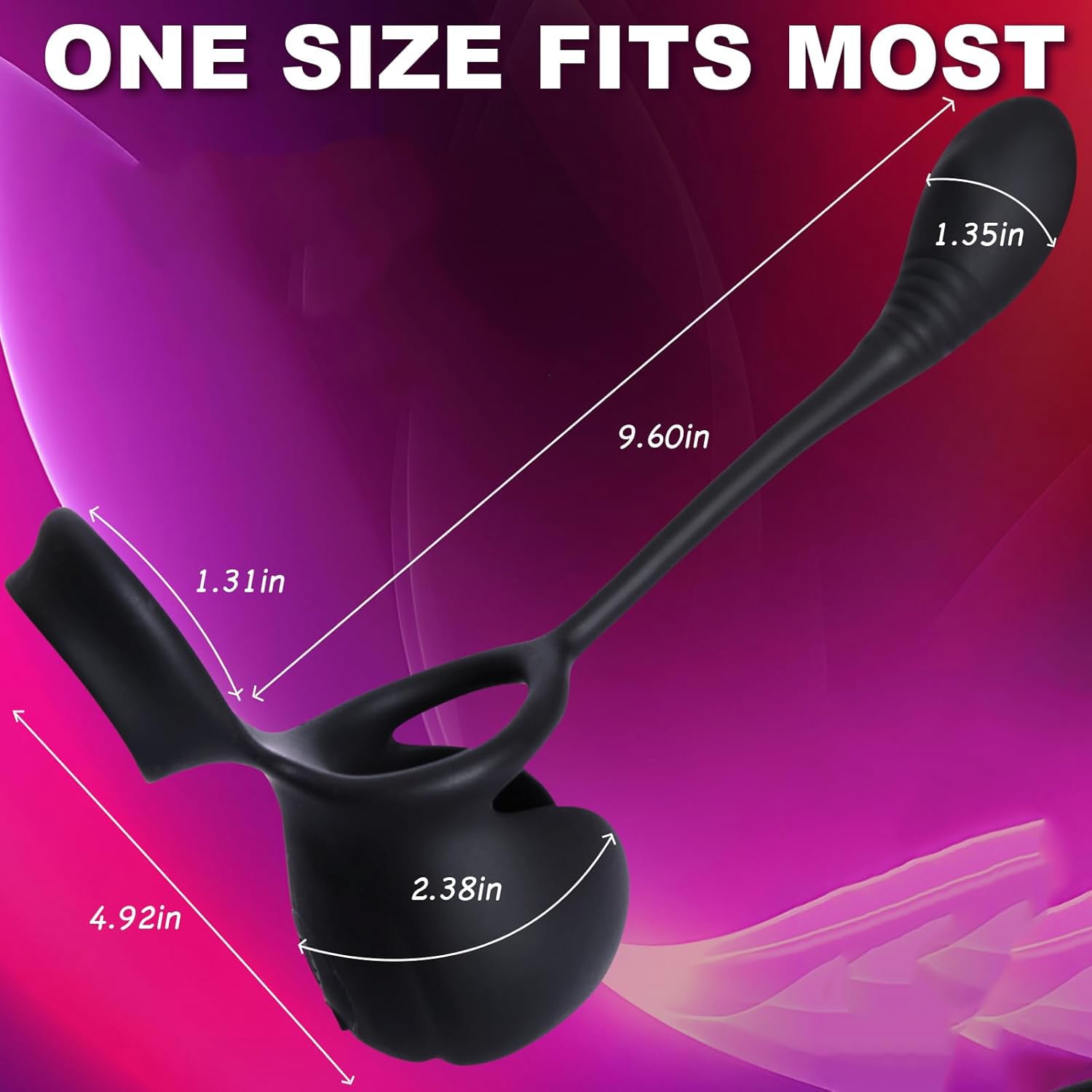 Prostata Vibratore Anale con Anello Pene Vibratore per Uomini, Massaggiatore Prostatico, Vibratoreper Uomo Professionale Plug Analesex Toy, Plug Anale-Dilatatore Uomo, Sex Toys Sessuali per Uomini