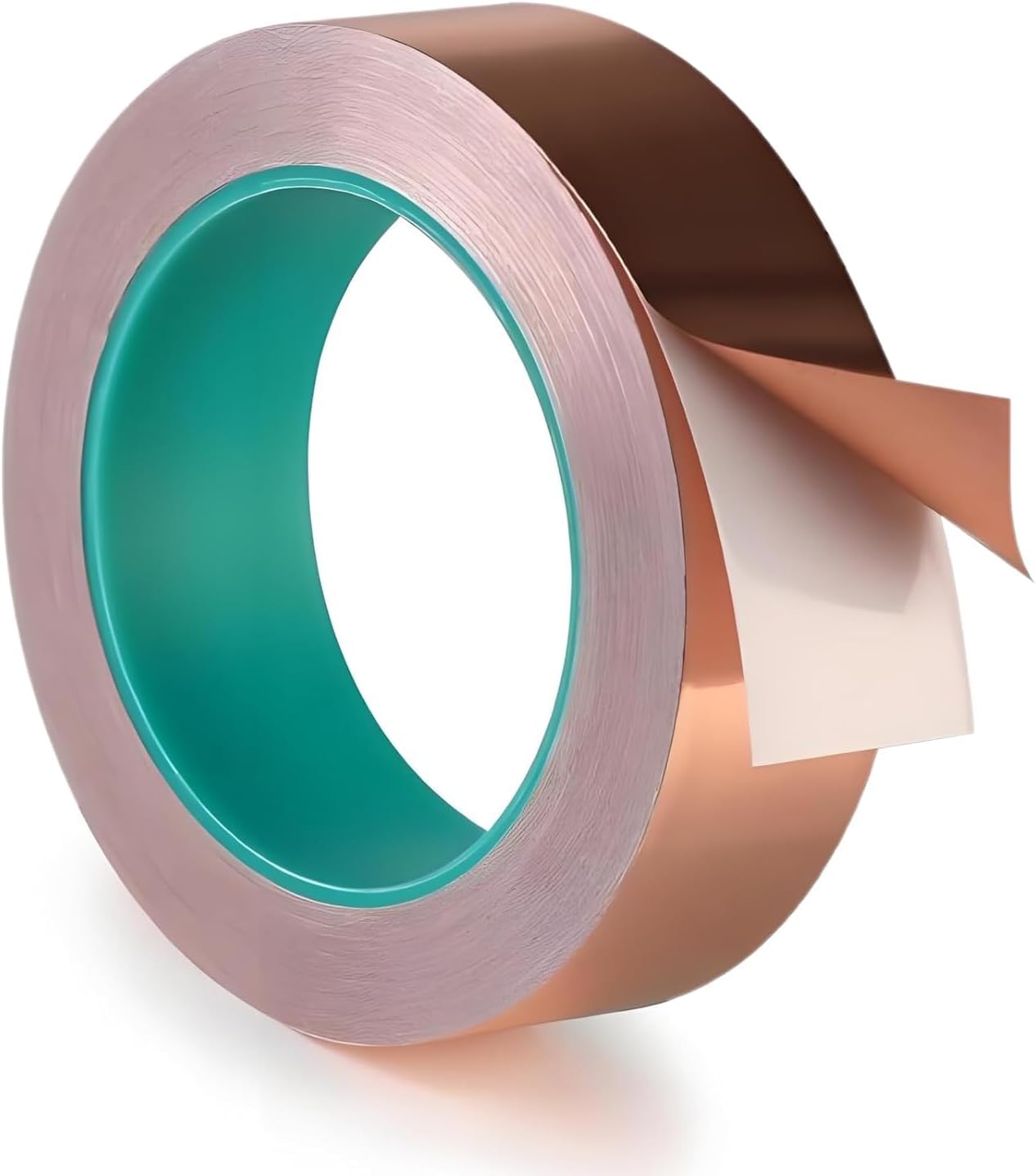 20mmx25m Copper Tape Slug Repellent Tape Copper Tape for Slugs Copper Foil Tape for Stained Glass Slug Tape Conductive Adhesive Copper Strip Outdoor Indoor Use Anti Slug Snail Repellent