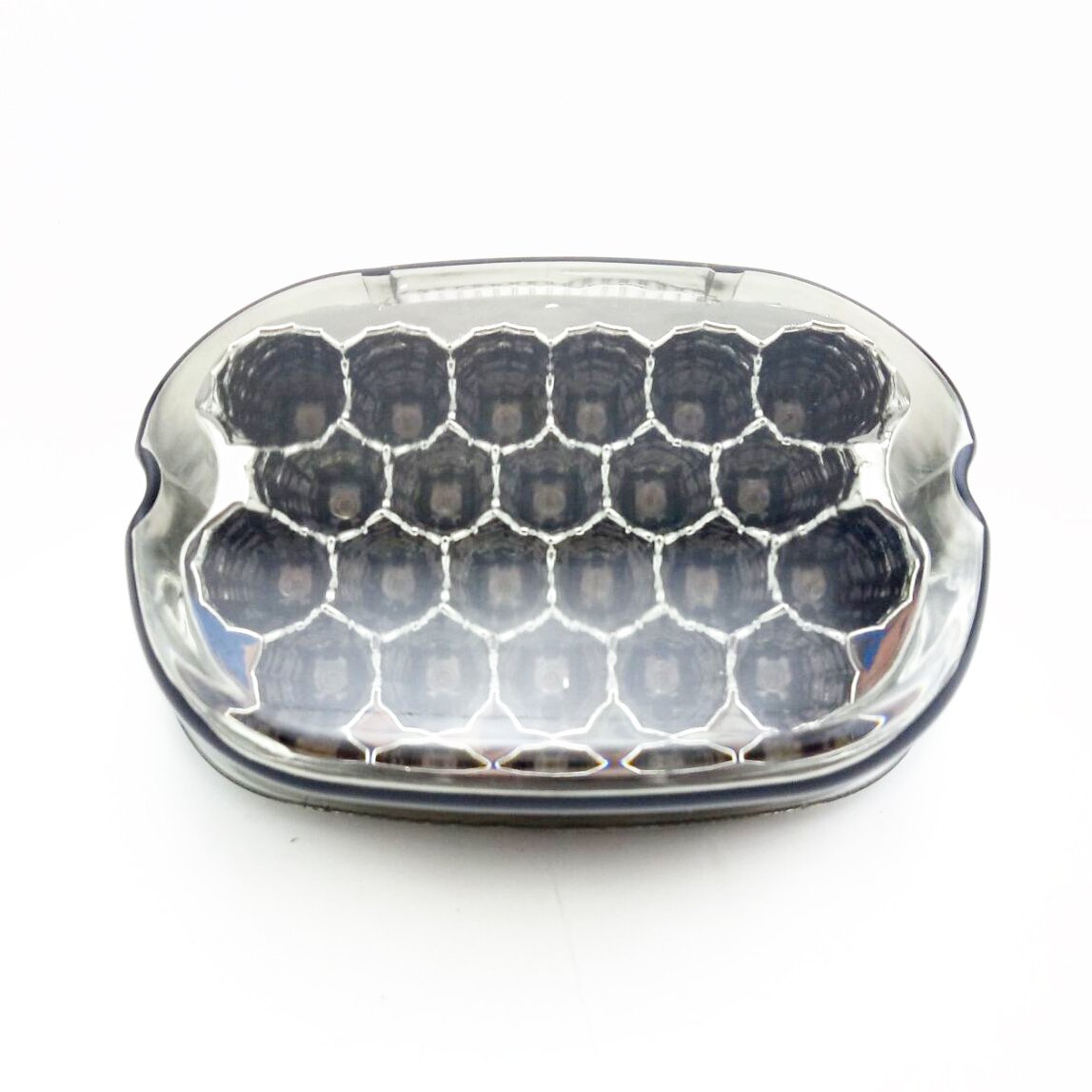 PACASK 22LED Smoke Tail Brake Light Touring FLHT Fx Xl Sportster 883 1200