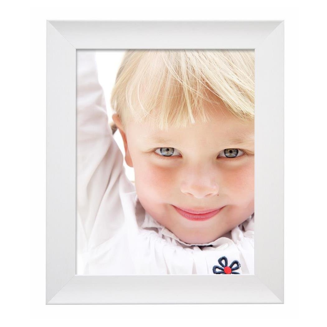 Cadre photo large Deknudt blanc 40x40 cm idéal salon et décoration de chambre