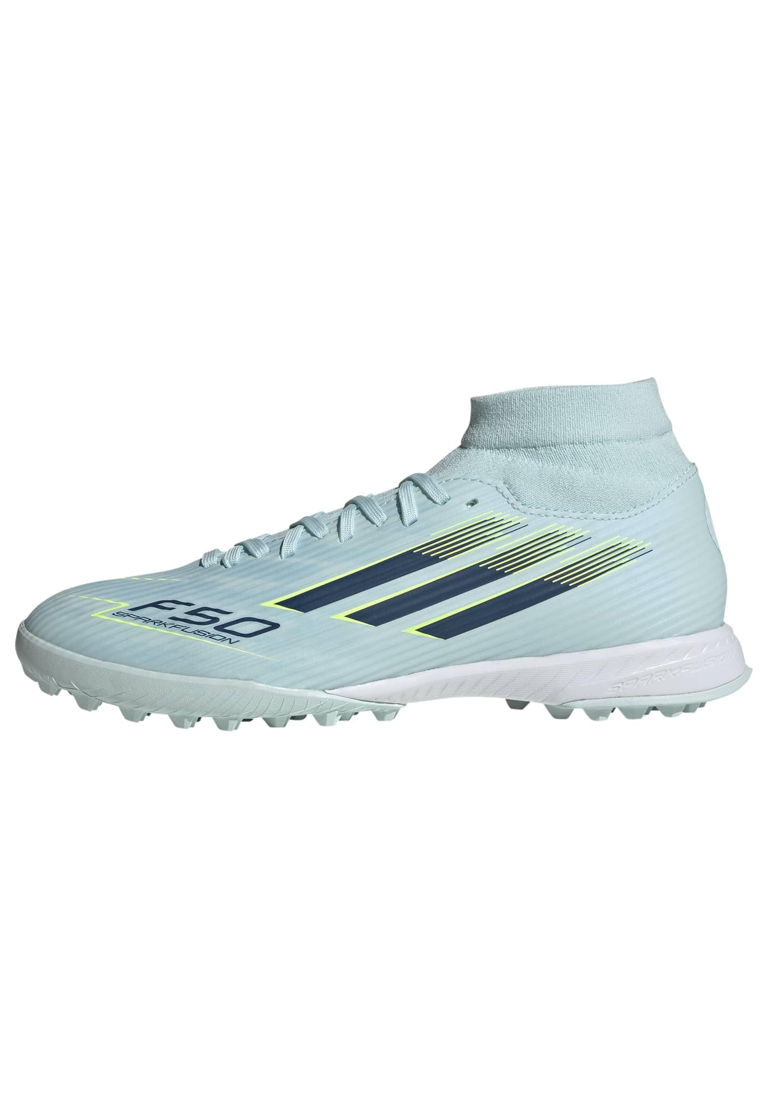 adidas Womens F50 Sparkfusion League Mid Turf Soccer Cleats