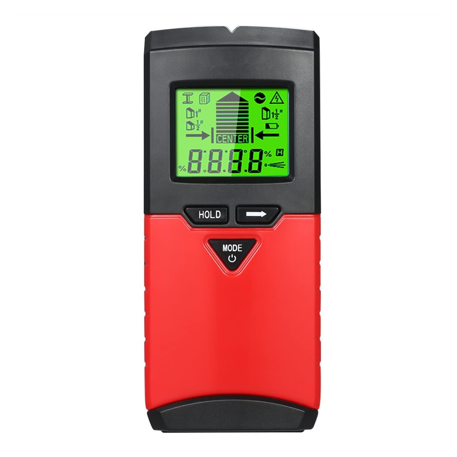 Cfwwsaq One Color Metal Detector, Metal Detector, An Upgraded 6-In-1 Wall-Mounted Scanner, With 5 Scanning Modes And A Digital Level That Scans Studs, Metal, Ac Wires, Wood, And Lcd
