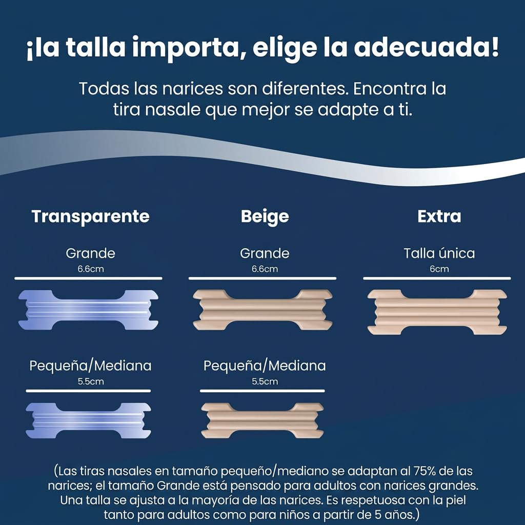 Breathe Right Clásicas - 30 Tiras Nasales/Alivio de la congestión nasal/Ayuda a reducir los ronquidos/Tiras nasales para respirar mejor/Sin Medicamentos (Grande)