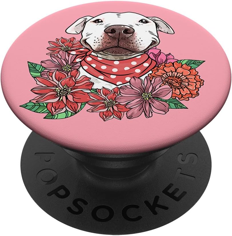 Cute Pit Bull PopSockets Adhesive PopGrip