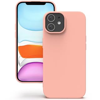 YATWIN Silicone Back Case for iPhone 11, Soft-Touch Phone Back Cover for Apple iPhone 11 - Pink