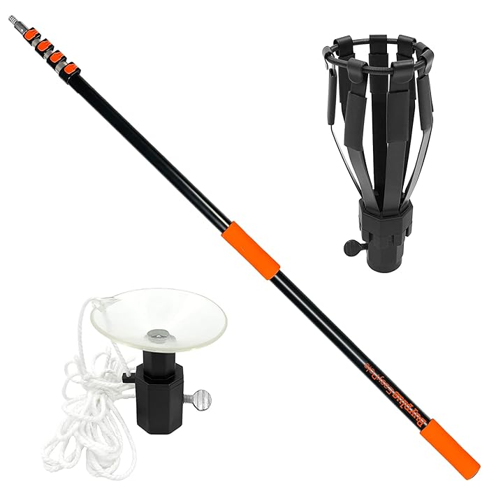 Buy Buyplus 26FT Reach Light Bulb Changer, 5 to 20FT Telescopic Bulb