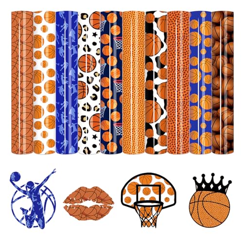 Tintnut Basketball HTV Vinyl - 10 Sheets 12