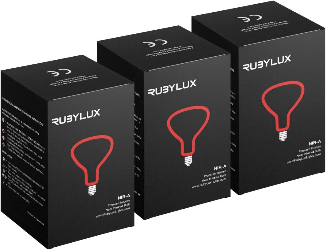 RubyLux NIR-A Near Infrared Bulb Grade A (6 Pack)