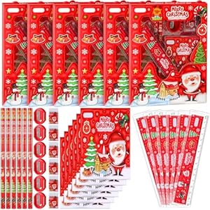 Ctosree 6 Set Christmas Stationery ...
