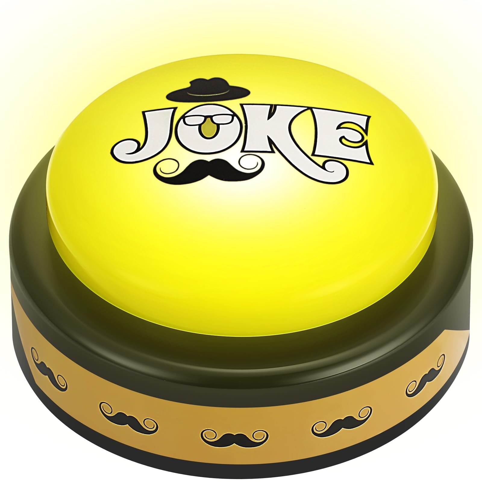 Joke Generator Button Large Joke Button Silly Funny Joke Desk Toy Button Silly Joke Gag Toy Presents Novelty Talking Button Present for Father Best Dad Step Dad Men Daddy Favors