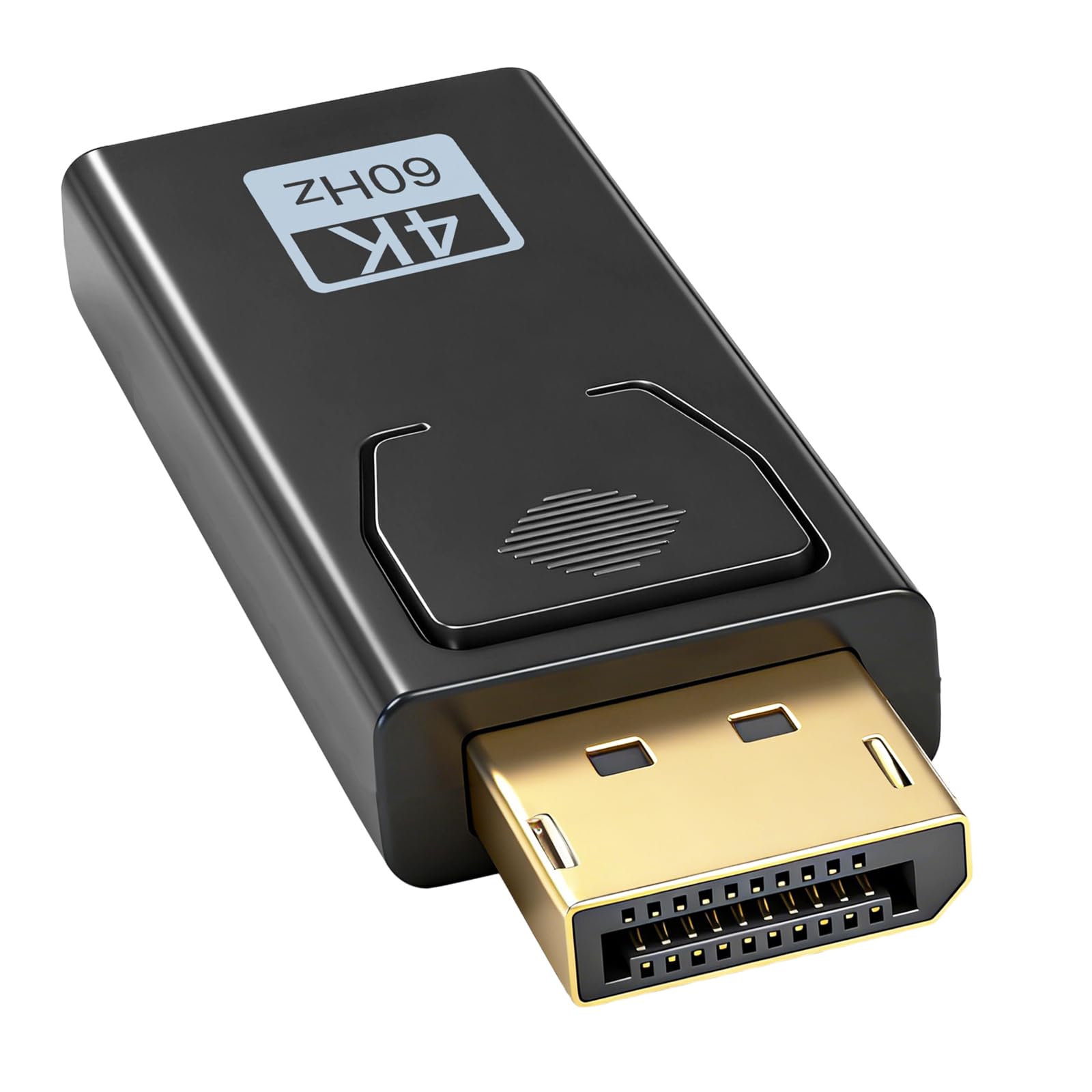 Adapter wyświetlacza 4K na HDMI, jednokierunkowy DP na HDMI 4K 60Hz/2K 60Hz/1080P @120Hz, adapter Displayport na HDMI, kompatybilny z Dell, HDTV, projektorem, monitorem, AMD, GPU, NVIDIA