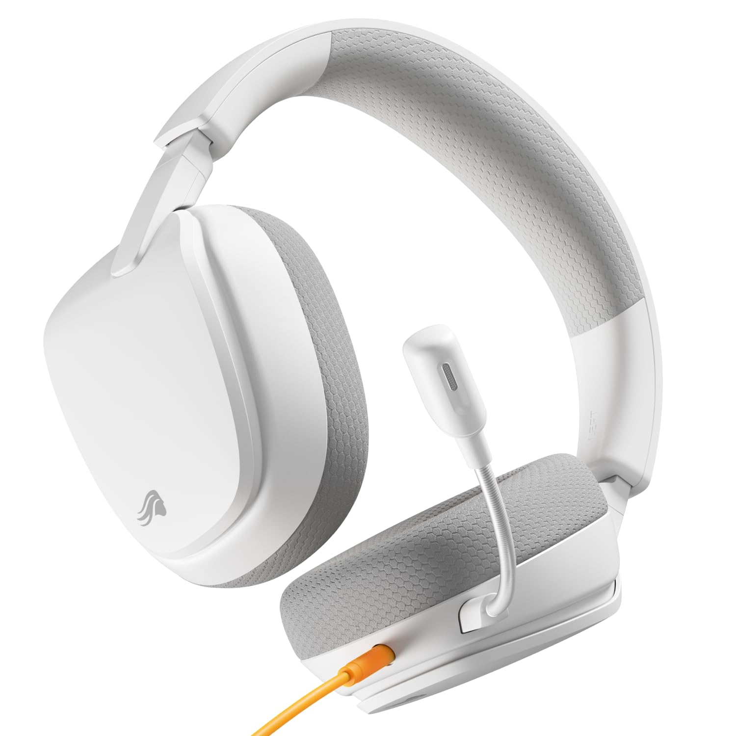 GLORIOUS GHS Eternal - Auriculares de Gaming estéreo para PC, PS5, PS4, Xbox y Switch - Altavoces Ajustados únicos, Micro extraÃble y Ajustable de 3.5 mm - Comodidad Duradera dÃa y Noche - Blancos
