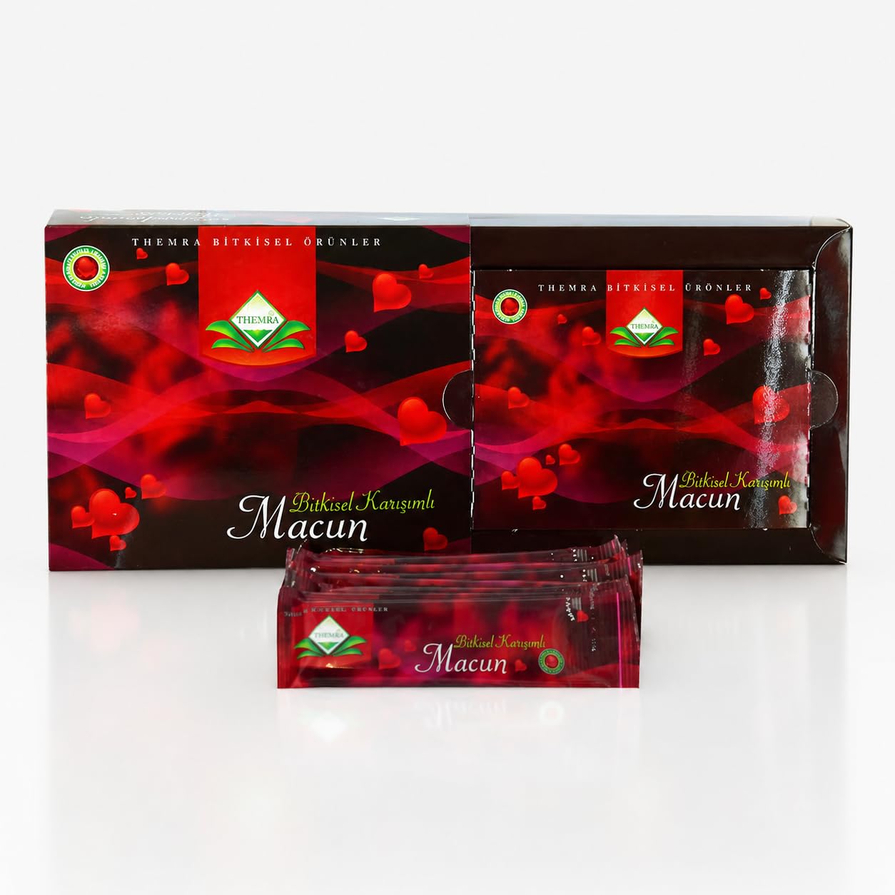 Miel Aphrodisiaque Puissant - Macun Sticks 12 x 12 g – Miel Concentré Énergie, Vitalité, Tonus et Bien-Être Intime – Format Nomade pour Homme et Femme